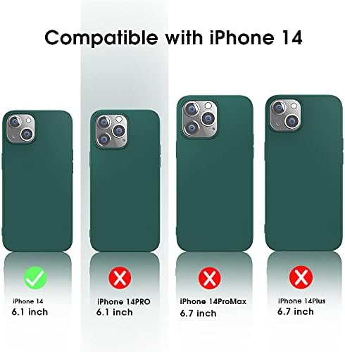 תואם תואם אייפון 14 מארז דק-דק-דק במיוחד [סדרת אפוטרופוס] רך TPU מט גימור ציפוי טלפון מקרים